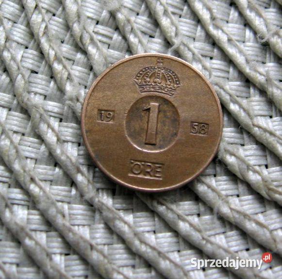 Szwecja 1 Ore 1958r Kalisz