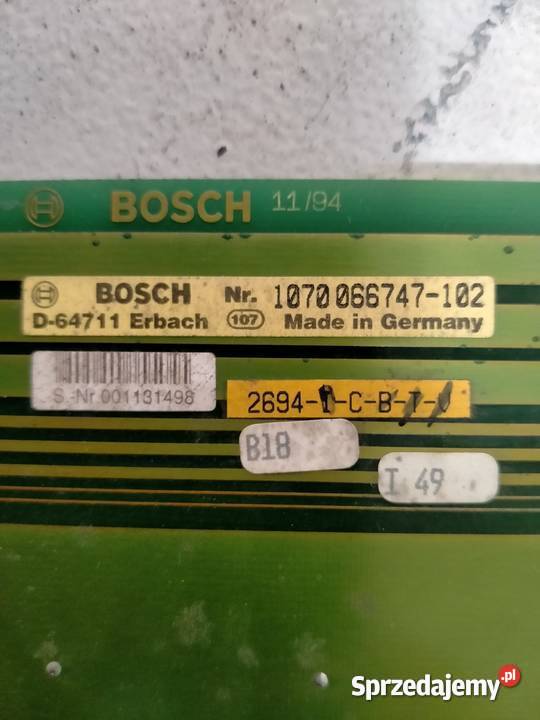 Bosch CNC 75 047181209110 SN37039 Moduł Elektronika