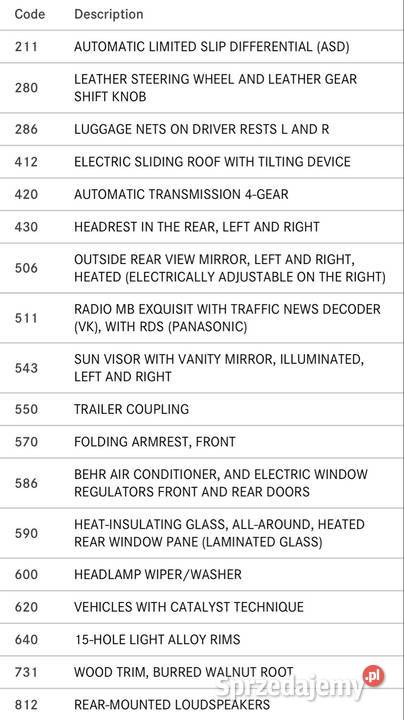 MercedesBenz 300 SE 1987 30000 Gran Canaria Samochody osobowe Kielce