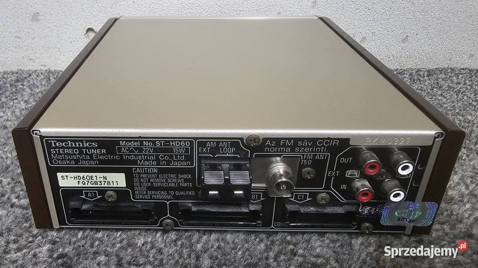 Technics tuner radiowy STHD60 RDS wysyłka Radioodtwarzacze Kraków sprzedam