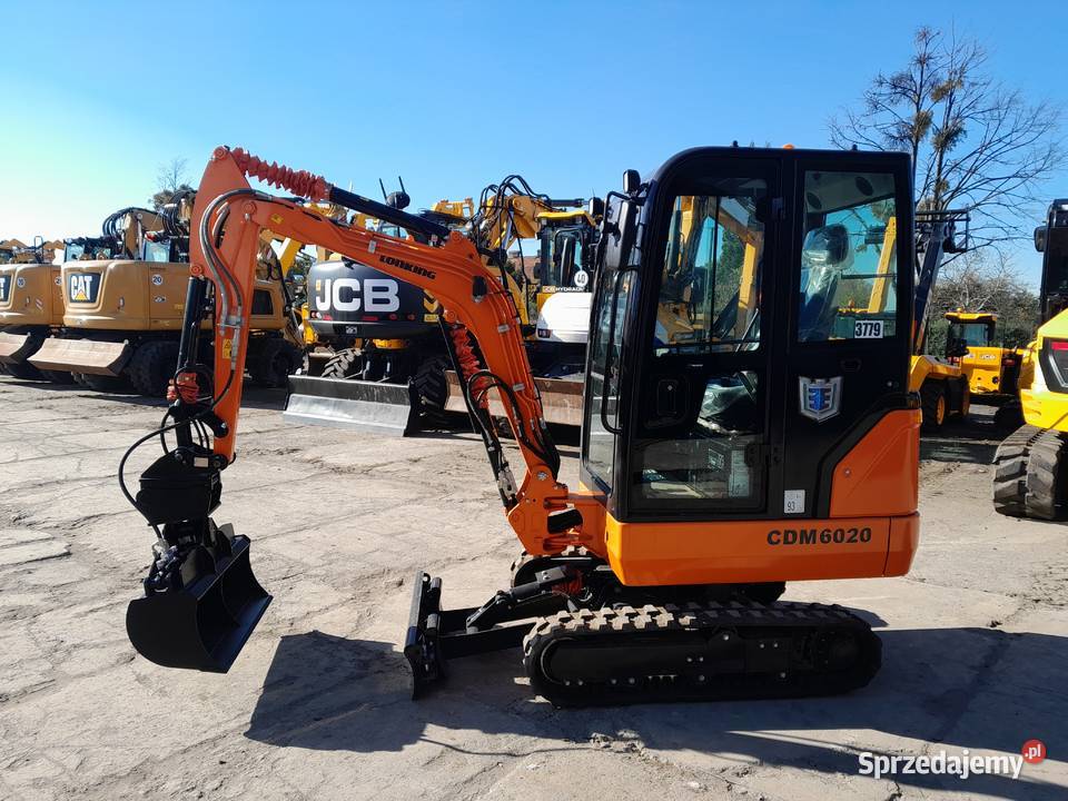 Minikoparka lonking 2t JCB CAT VOLVO TAKEUCHI wielkopolskie Krotoszyn sprzedam