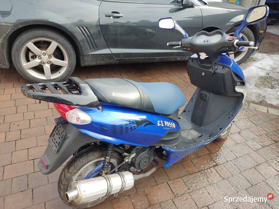 Skuter 4T Kingway Elpaso 49ccm Przebieg 27 Zipp Strzyżowice sprzedam