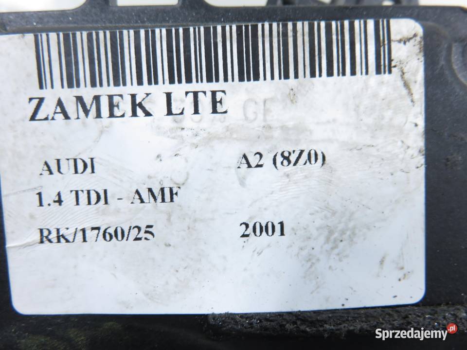 ZAMEK LEWY TYLNY AUDI A2 8Z0 osobowe małopolskie