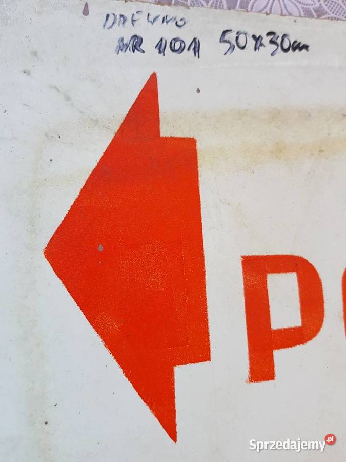 Lata 70teZ kolekcjiTablice różne z PRLu zachodniopomorskie Barlinek