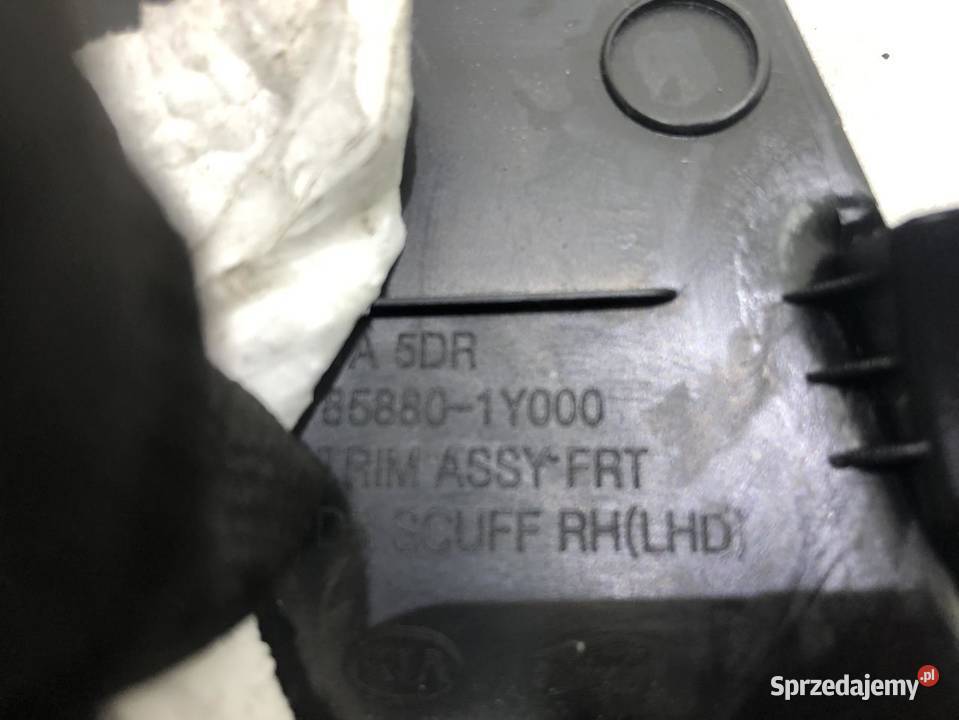 LISTWA PROGOWA PRAWA KIA PICANTO II 858801y000 osobowe wielkopolskie