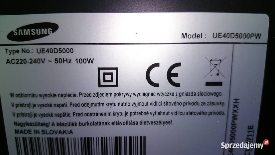 3 telewizory do naprawy na części śląskie Zawiercie