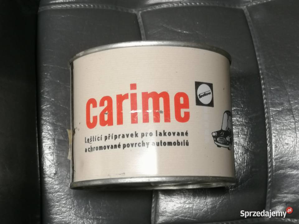 Stara czeska pasta do lakieru chromu lata 70te