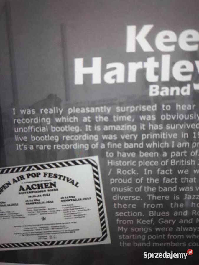 Archiwum blues rocka KEEF HARTLEY BAND Live at podkarpackie sprzedam