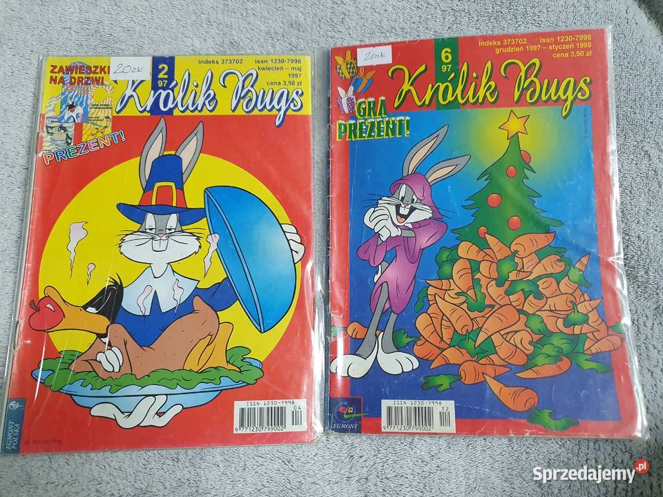 Królik Bugs zestaw 15 komiksów lata 90te Gdynia
