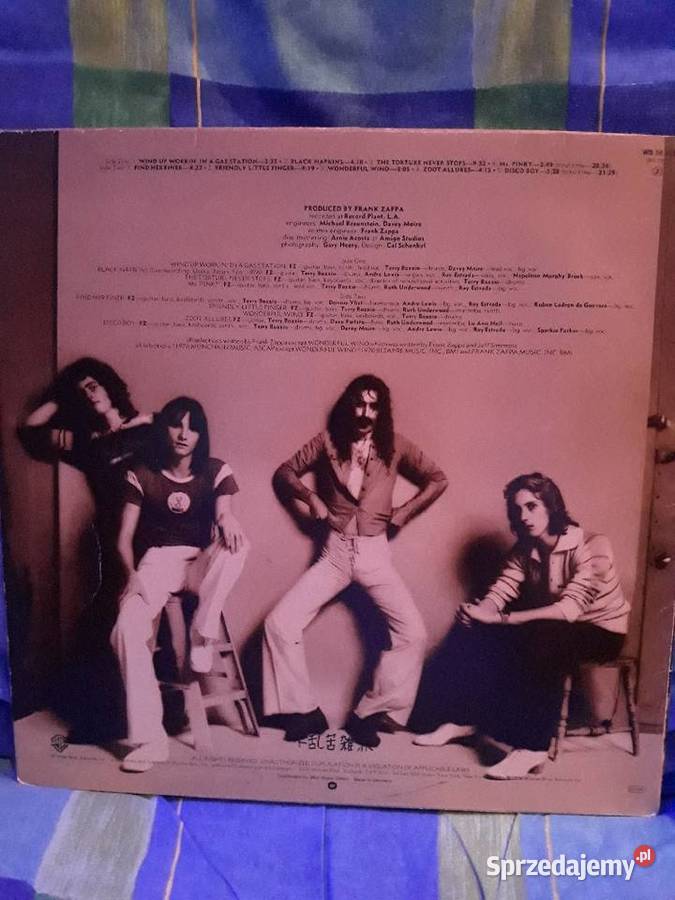 Muzyka niezwykła FRANK ZAPPA Zoot Allures Rzeszów sprzedam