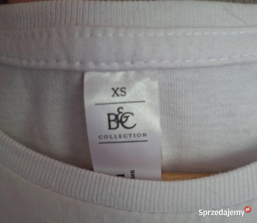 NOWY biały Tshirt z grafiką śmieszny 34 36 Rozmiar 36(S) Bluzki i koszule Kraków