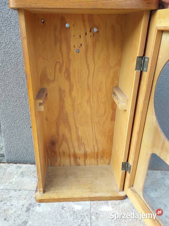 642 Skrzynia obudowa starego zegara Metron Tczew