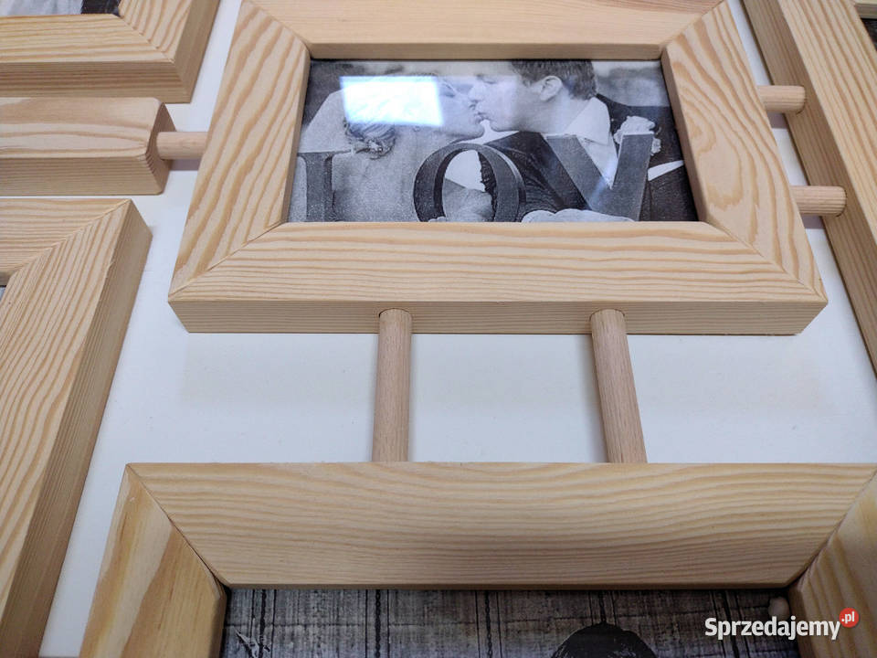 Drewniana Ramka Multirama na 12 zdjęć 10x15 Bydgoszcz