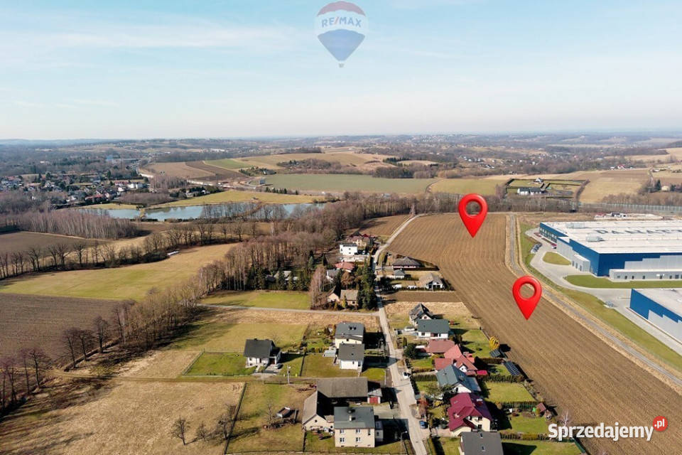 Działki usługowe 326 ha BielskoBiała obok S52 asfalt Bielsko-Biała