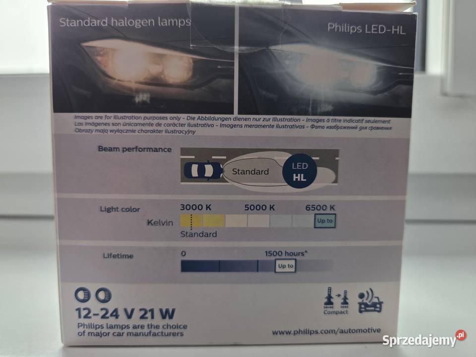 Żarówki led H4 PHILIPS osobowe Nosków