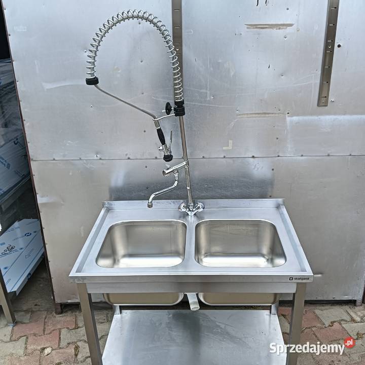 Zlew gastronomiczny 2komorowy 100x60x85 Słupia Kapitulna