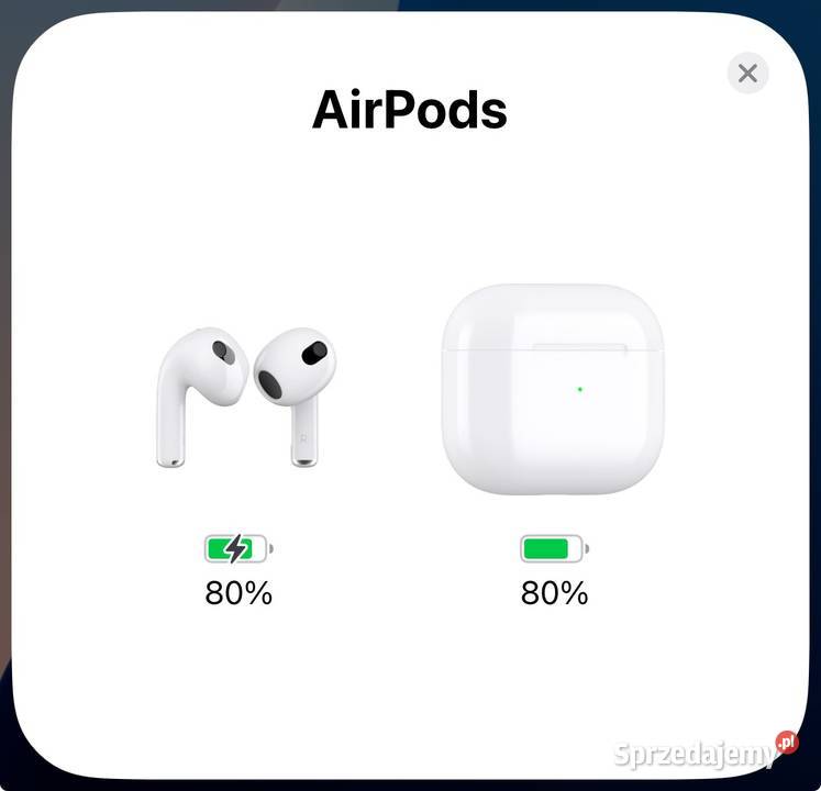 Apple AirPods 3 generacji Nowe OUTLET Słuchawki Olsztyn