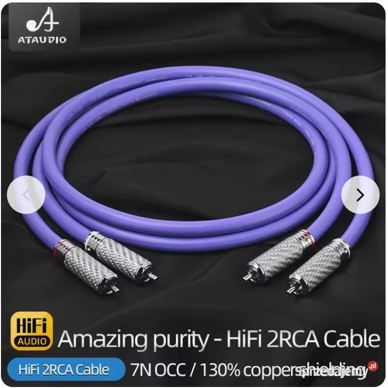 Interkonekt HiFi ATAudio 2RCA2RCA 05m 7N OCC Gdynia