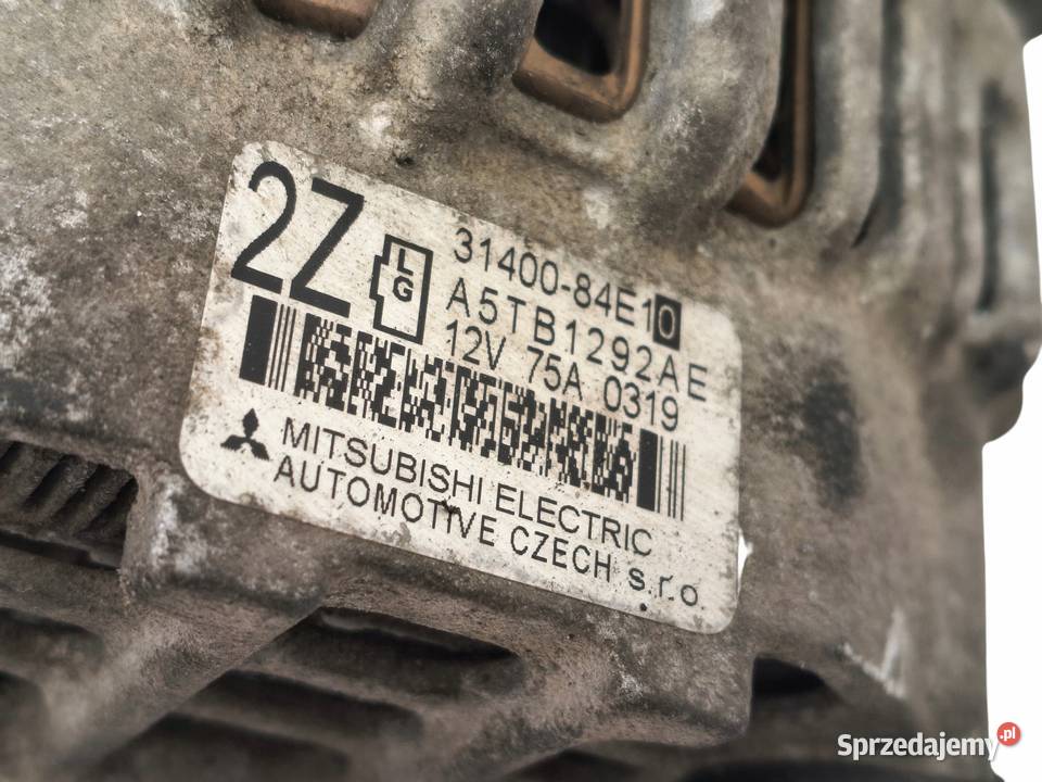 ALTERNATOR Opel Agila A Suzuki Wagon R 12 13 75A lubelskie Chełm sprzedam