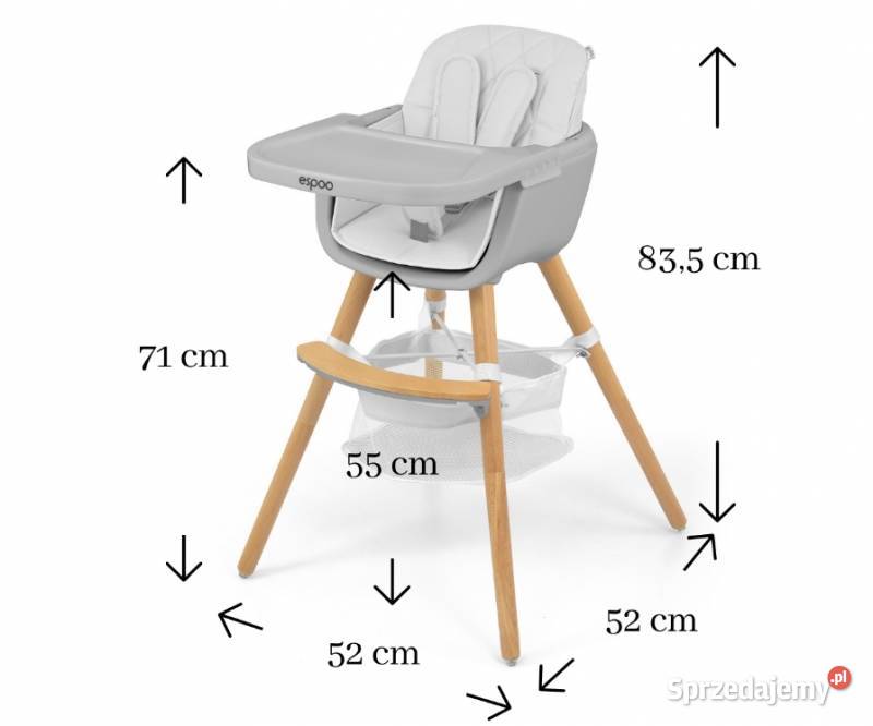 KRZESEŁKO DO KARMIENIA 2W1 ESPOO BIAŁE podlaskie Bielsk Podlaski sprzedam