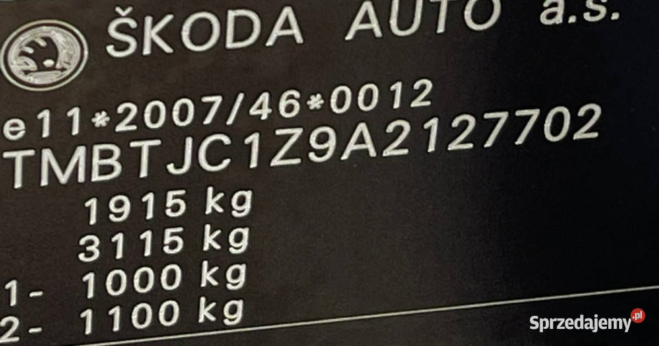 koda Octavia Benzyna Automat Salon Polska światła przeciwmgielne Elbląg