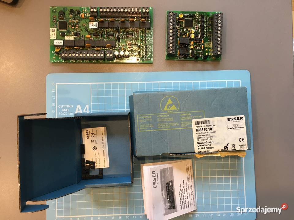 3 płytki elektroniki ESSER by Honeywell zasilacz Szczecinek
