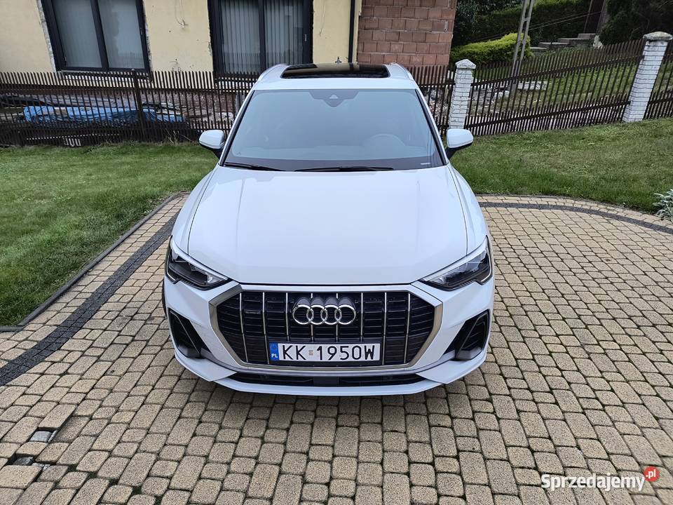 Śliczne mocne 45TFSI231 Audi Q3 Quatro SLine Rok produkcji 2022 Kraków