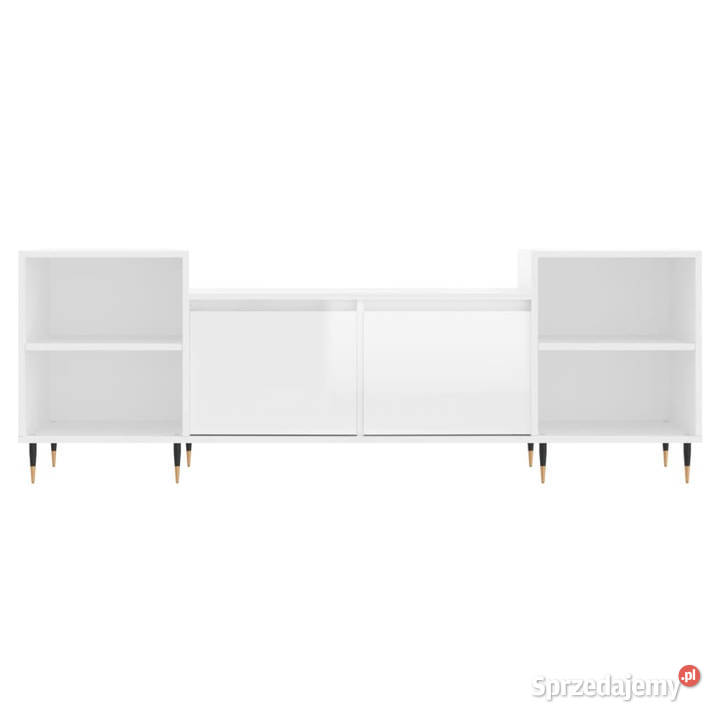 Szafka pod TV wysoki połysk biała 160x35x55 Warszawa