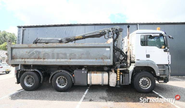 Wywrotka 6x6 z dzwigiem bordmatic Man Tgs diesel sprzedam