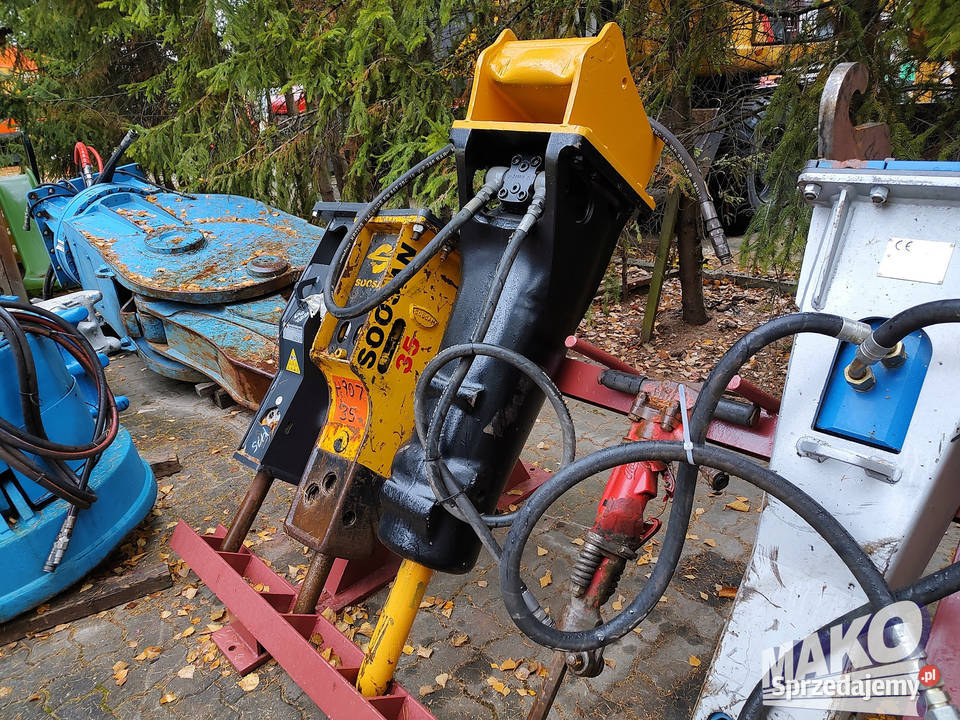 Młot hydrauliczny CAT 415 do koparki Grot 80mm