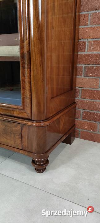 Ekskluzywna biblioteka witryna biedermeier antyk lubuskie Łagów