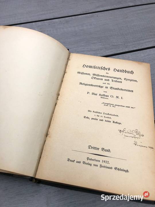 Podręcznik homiletyczny 1922