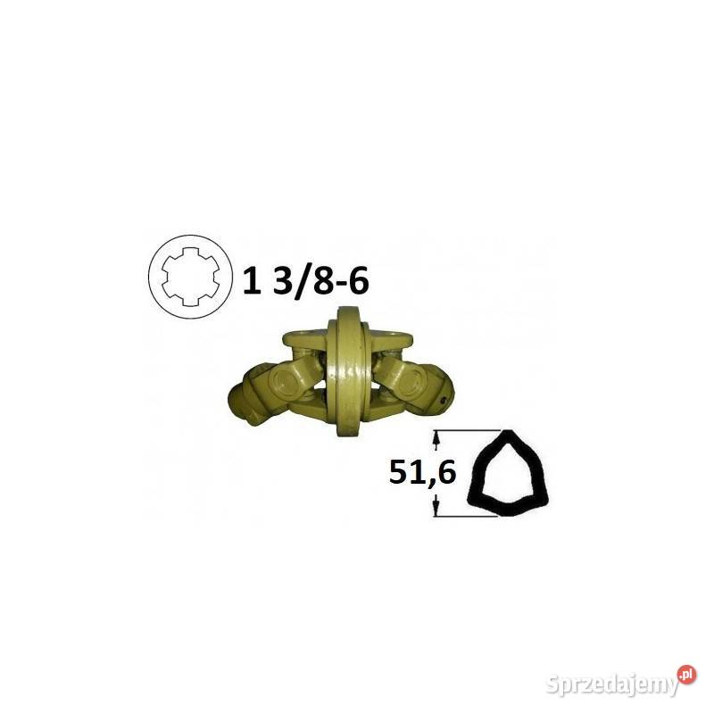 Kompletny przegub homokinetyczny na rurę 516mm Kamionna