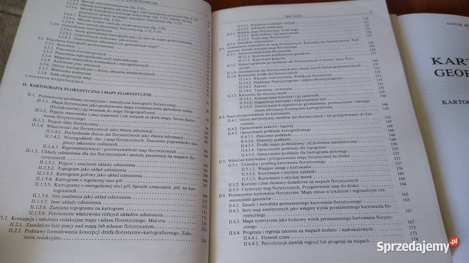 Kartografia geobotaniczna 12 Janusz Bogdan Książki naukowe i popularnonaukowe Gdańsk