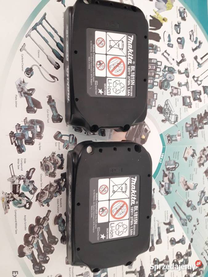 Bateria makita lxt 15 ah nowa dwie sztuki