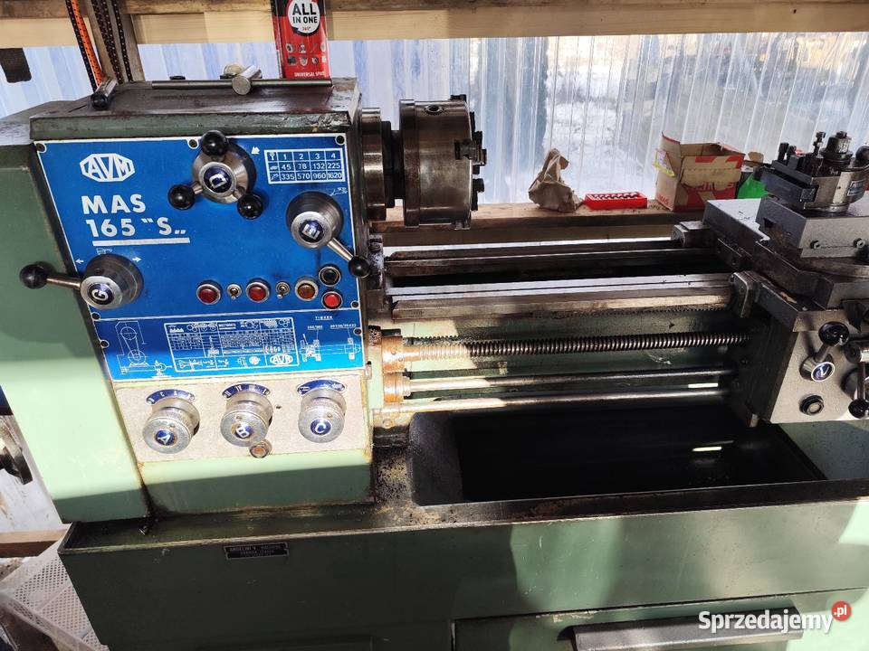 Tokarka do metalu Mas 165 Tum 35 tokarkę