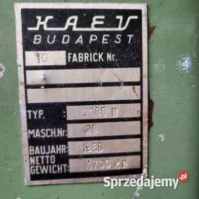 Prasa bramowa 28 typ 2088B Biznes i Przemysł Praszczyki sprzedam