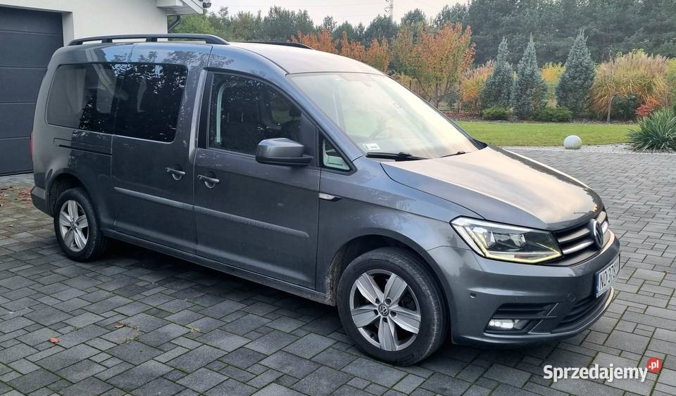 Volkswagen Caddy DSG 7 osób BEZWYPADKOWY Salon Laskowiec sprzedam