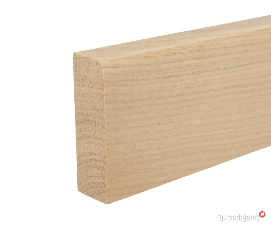 Listwa Podłogowa Schodowa Dębowa Lita Gdów