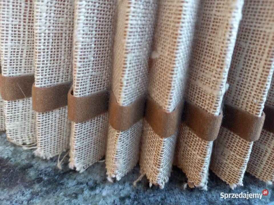 Abażur Klosz z materiału do lampy wiszacej z Gawroniec