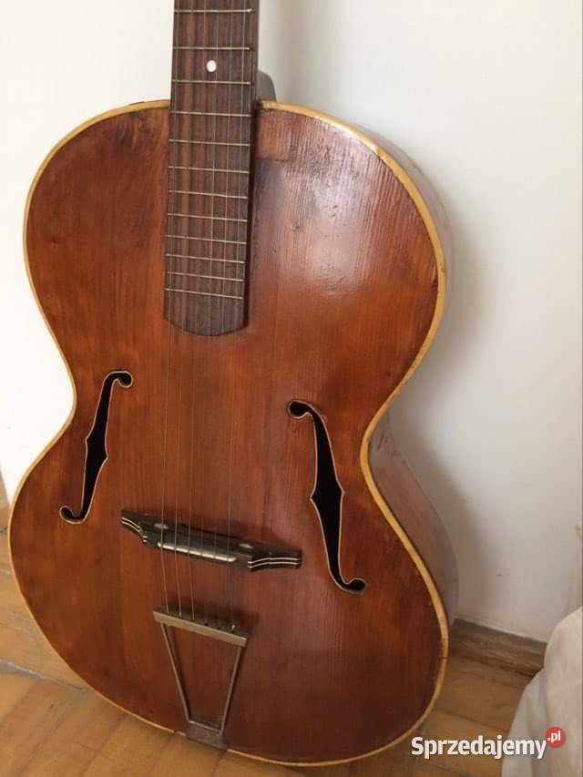 gitara lutnicza akustyczna drewno