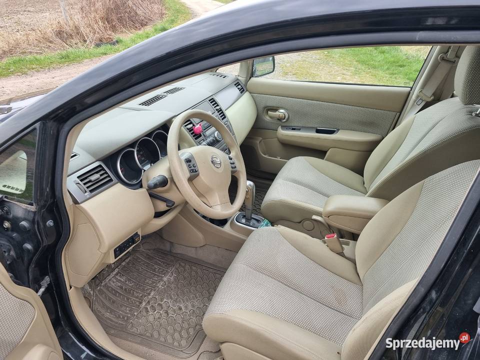 Nissan Tiida Versa 18 LPG Automat 120 przebiegu Hatchback sprzedam