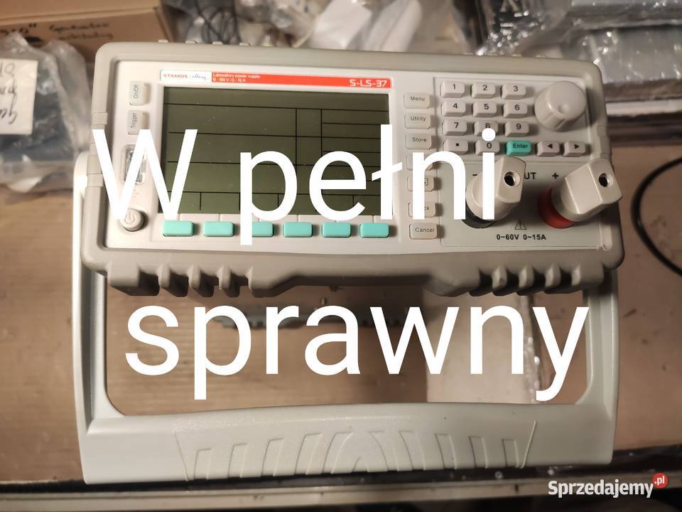 STAMOS SLS37 Profesjonalny zasilacz 060V 015A Pozostałe Poznań sprzedam