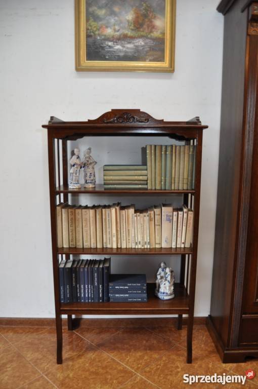 Etażerka dębowa secesyjna Kępnica sprzedam