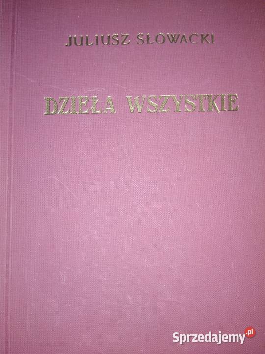 Dzieła wszystkie Słowacki książki księgarnie Warszawa