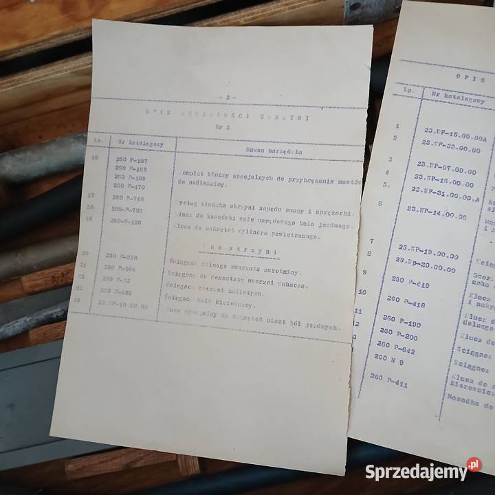 Zestaw naprawczy KOR KRAZ wojskowe narzędzia Skierniewice