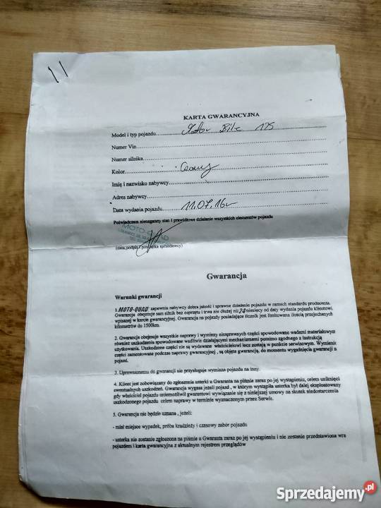 Quad ATV Bashan 125 podkarpackie Jamy