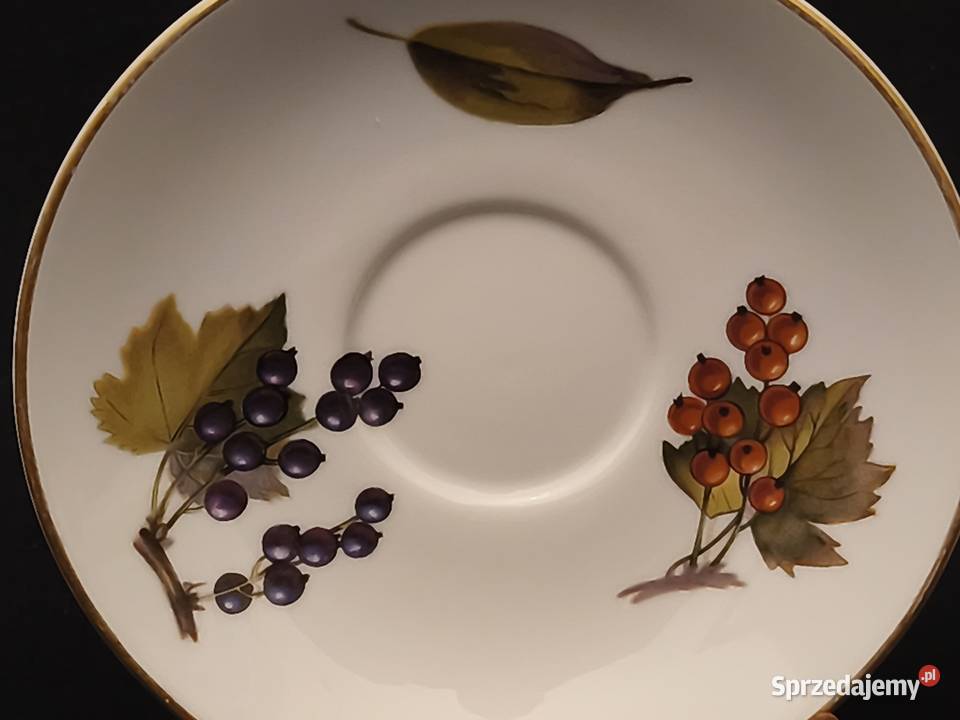 Zestaw kawowy angielski Royal Worcester Evesham Chełm