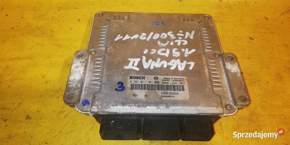 19dci komputer silnika 8200163538 Renault Laguna komputery Układ elektryczny Piotrków Trybunalski