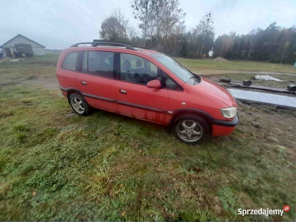 Opel Zafira Siedmio osobowy silnik 16 gazbenzyna Turośl